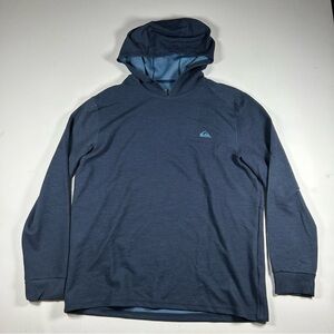 Quiksilver Men's Gray Long Sleeve Dry Flight Hooded Shirt / XL / New Sweatshirt